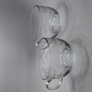 Set of 2 Princess House Fantasia mugs, EUC